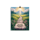 John 14:6 Bible Verse The Truth Enhanced Matte Paper Poster 11″×14″