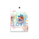 1 John 4:19 - Bible Verse, We Love Him Enhanced Matte Paper Poster