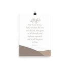 James 1:5 Bible Verse, ask of God Enhanced Matte Paper Poster