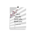 Exodus 15:26 Bible Verse, diligently listen Enhanced Matte Paper Poster