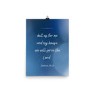 Joshua 24:15 Bible Verse, choose today Enhanced Matte Paper Poster