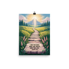John 14:6 Bible Verse The Truth Enhanced Matte Paper Poster 12″×16″