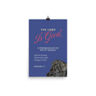 Nahum 1:7 - Bible Verse, The LORD is good Enhanced Matte Paper Poster