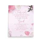 Isaiah 41:10 - Bible Verse, God will strengthen you Poster