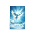 John 14:26 - Bible Verse, Holy Spirit Dove Poster