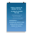 Isaiah 9:6 - Bible Verse, Everlasting Father Enhanced Matte Paper Poster