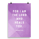 Exodus 15:26 Bible Verse, in his eyes Enhanced Matte Paper Poster