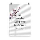 Exodus 15:26 Bible Verse, diligently listen Enhanced Matte Paper Poster