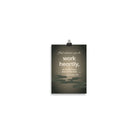 Col 3:23 - Bible Verse, as for the Lord Enhanced Matte Paper Poster