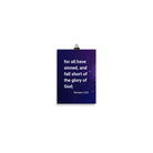 Romans 3:23 - Bible Verse, all have sinned Enhanced Matte Paper Poster