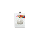 1 Chronicles 16:34 Bible Verse, give thanks Enhanced Matte Paper Poster