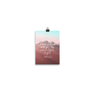 John 14:27 Bible Verse, I give you Enhanced Matte Paper Poster