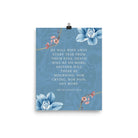 Revelation 21:4 Bible Verse, every tear Enhanced Matte Paper Poster