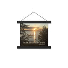 Psalm 46:10 Bible Verse, Sunset Glory Hanger Poster