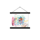 1 John 4:19 - Bible Verse, We Love Him Hanger Poster