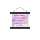 Phil 4:6 - Bible Verse, Prayer and Petition Enhanced Matte Paper Poster With Hanger