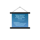 Isaiah 9:6 - Bible Verse, Everlasting Father Enhanced Matte Paper Poster With Hanger