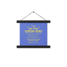 Matt 11:29-30 - Bible Verse, Take my yoke Enhanced Matte Paper Poster With Hanger