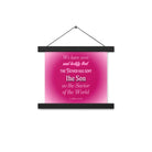 1 John 4:14 - Bible Verse, that the Father Enhanced Matte Paper Poster With Hanger