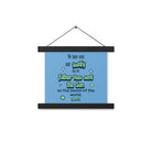 1 John 4:14 - Bible Verse, sent the Son Enhanced Matte Paper Poster With Hanger