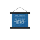 James 1:5 Bible Verse, gives to all Enhanced Matte Paper Poster With Hanger