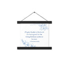 1 Chronicles 16:34 Bible Verse, to the Lord Enhanced Matte Paper Poster With Hanger