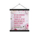 Romans 5:8 - Bible Verse, Christ Died for Us Hanger Poster