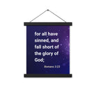 Romans 3:23 - Bible Verse, all have sinned Enhanced Matte Paper Poster With Hanger