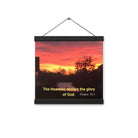 Psalm 19:1 Bible Verse, Sunset Glory Hanger Poster