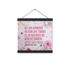 Romans 5:8 - Bible Verse, Christ Died for Us Hanger Poster