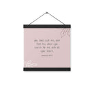 Jeremiah 29:13 - Bible Verse, you search Enhanced Matte Paper Poster With Hanger