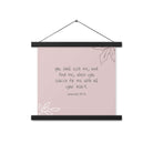 Jeremiah 29:13 - Bible Verse, you search Enhanced Matte Paper Poster With Hanger