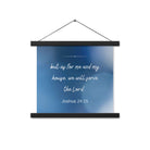 Joshua 24:15 Bible Verse, choose today Enhanced Matte Paper Poster With Hanger