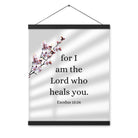 Exodus 15:26 Bible Verse, diligently listen Enhanced Matte Paper Poster With Hanger