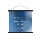 Joshua 24:15 Bible Verse, choose today Enhanced Matte Paper Poster With Hanger