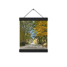 Prov 3:6, Bible Verse, Fall Road Hanger Poster