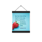 Gal 5:22 - Bible Verse, fruit of the Spirit Enhanced Matte Paper Poster With Hanger