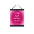 1 John 4:14 - Bible Verse, that the Father Enhanced Matte Paper Poster With Hanger