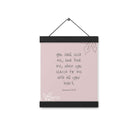 Jeremiah 29:13 - Bible Verse, you search Enhanced Matte Paper Poster With Hanger