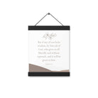 James 1:5 Bible Verse, ask of God Enhanced Matte Paper Poster With Hanger