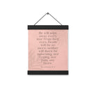 Revelation 21:4 Bible Verse, their eyes Enhanced Matte Paper Poster With Hanger