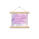 Phil 4:6 - Bible Verse, Prayer and Petition Enhanced Matte Paper Poster With Hanger