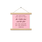 1 John 4:14 - Bible Verse, We have seen Enhanced Matte Paper Poster With Hanger