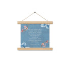 Revelation 21:4 Bible Verse, every tear Enhanced Matte Paper Poster With Hanger