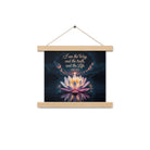 John 14:6 Bible Verse The Way Enhanced Matte Paper Poster With Hanger Oak 10″×10″