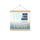 Psalm 119:11 - Bible Verse, hidden your word Enhanced Matte Paper Poster With Hanger