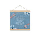 Revelation 21:4 Bible Verse, every tear Enhanced Matte Paper Poster With Hanger