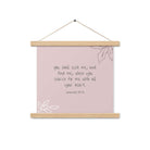 Jeremiah 29:13 - Bible Verse, you search Enhanced Matte Paper Poster With Hanger