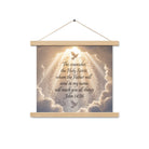 John 14:26 Bible Verse Counselor Enhanced Matte Paper Poster With Hanger Oak 14″×14″