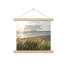 John 14:26 Bible Verse in my name Enhanced Matte Paper Poster With Hanger Oak 14″×14″